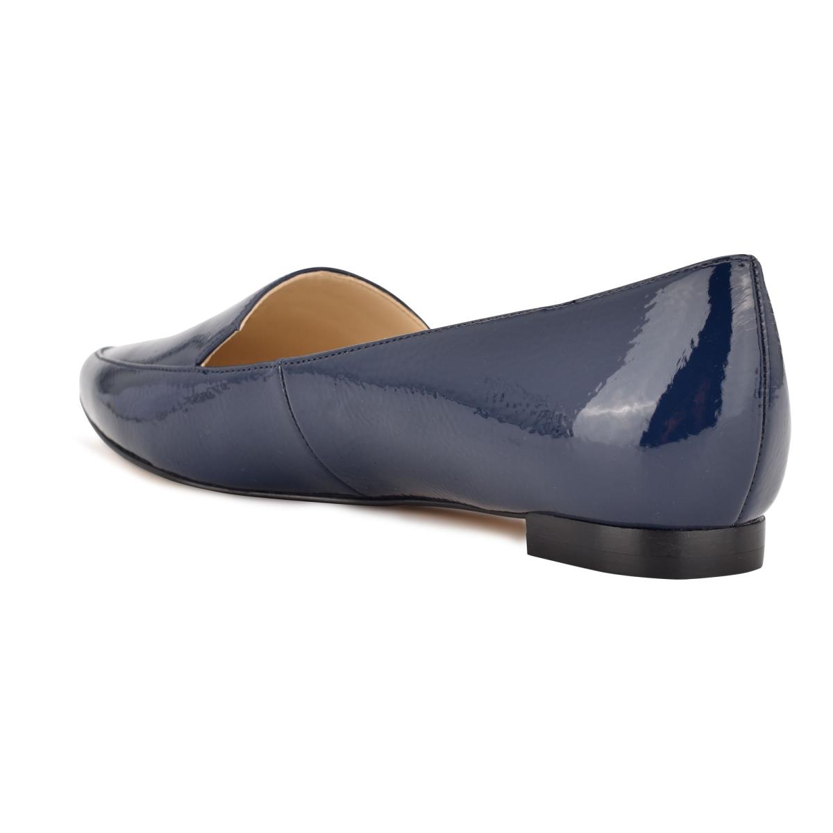 Nine West Abay Smoking Flats Blauw | 6582DSOJX