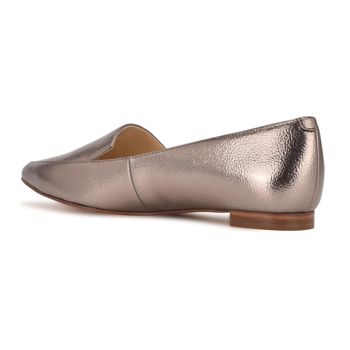 Nine West Abay Smoking Flats Bruin | 2136QVIDM