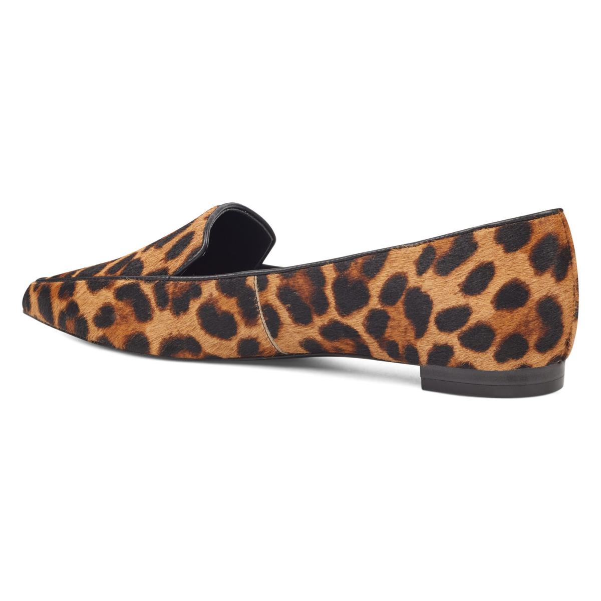 Nine West Abay Smoking Flats Leopard | 9501KIFPX