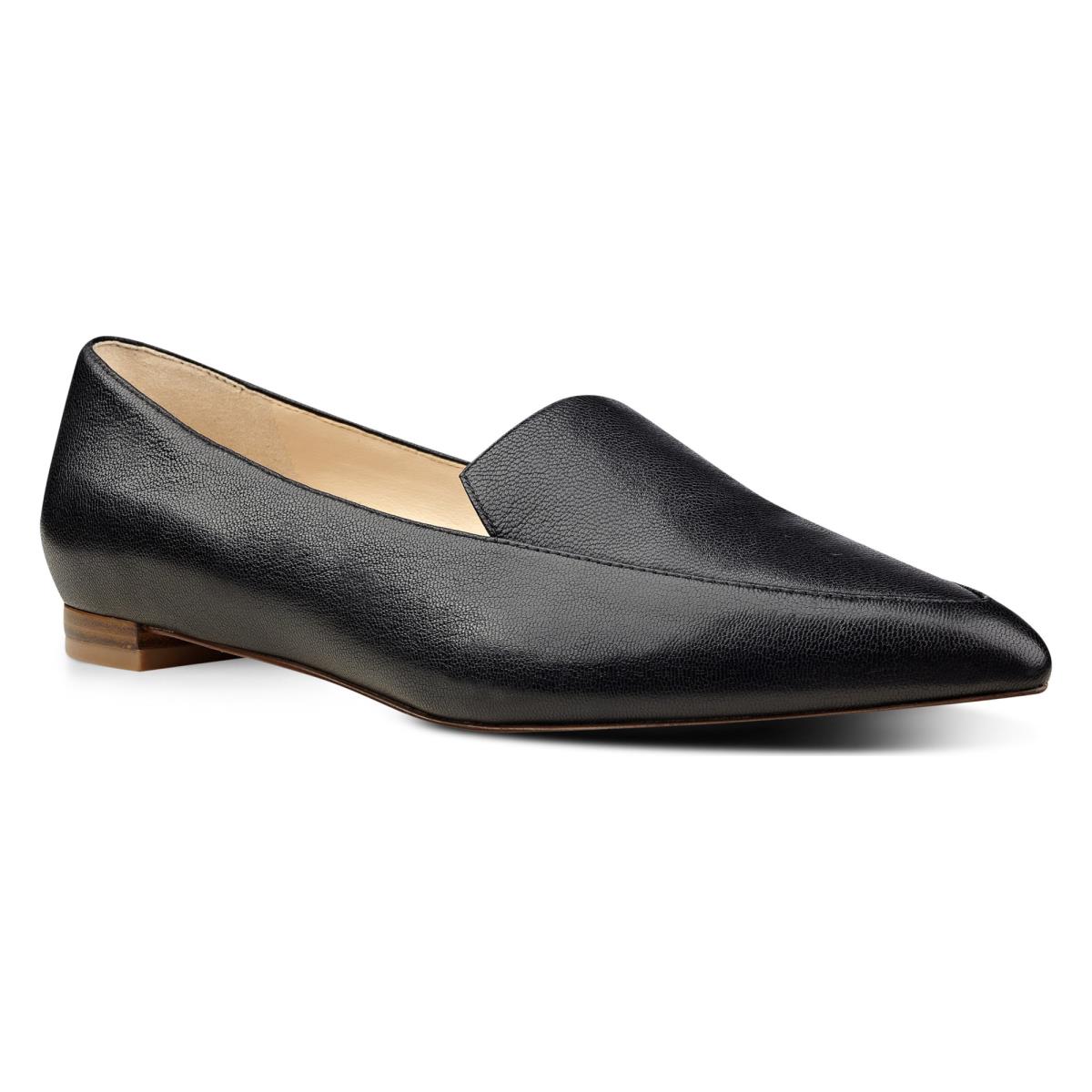 Nine West Abay Smoking Flats Zwart | 6981JWCZK