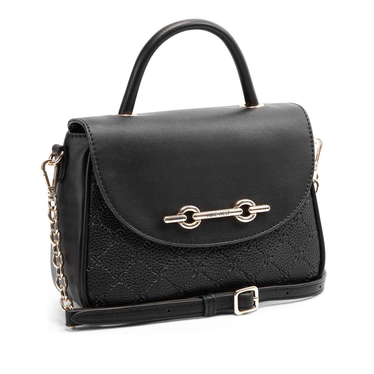 Nine West Addy Mini Top Handle Flap Crossbodytassen Zwart | 2698LYZOU