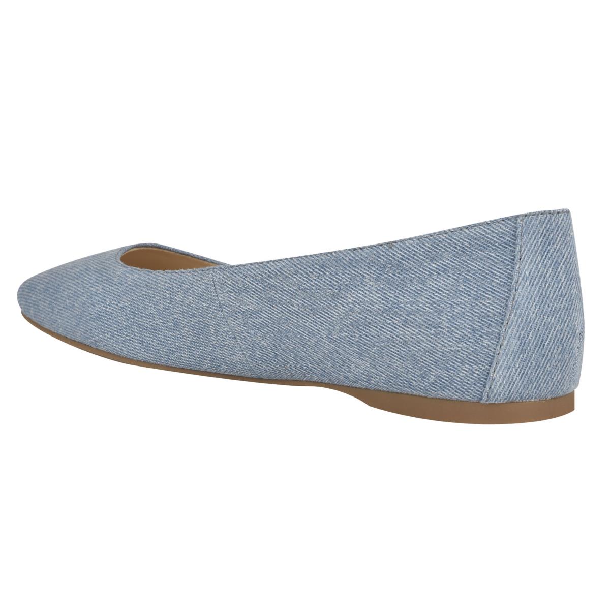 Nine West Alena Square-Neus Ballerina Blauw | 2857WTXQS