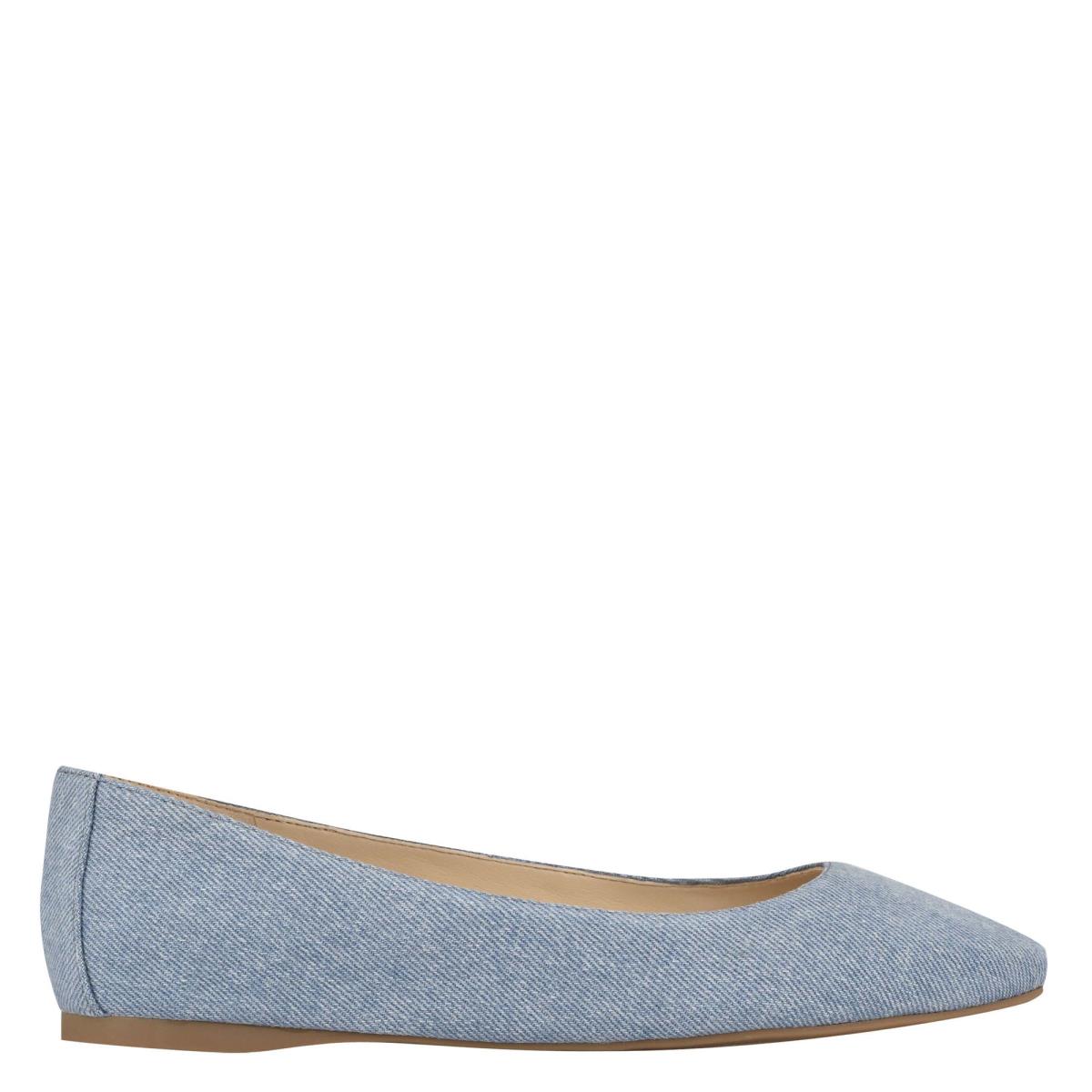 Nine West Alena Square-Neus Ballerina Blauw | 2857WTXQS