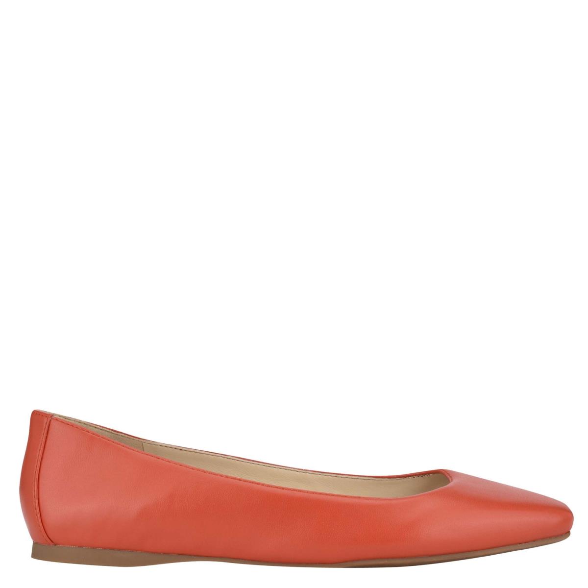 Nine West Alena Square-Neus Ballerina Oranje | 0963FEUOD