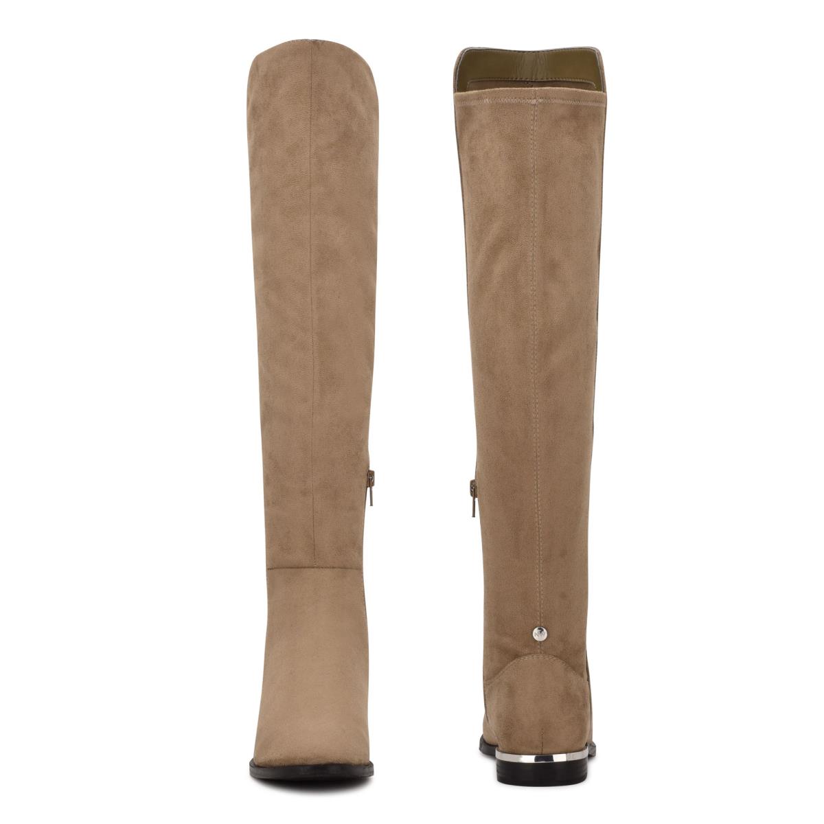 Nine West Allair Over the Knee Laarzen Grijs Bruin | 2810ZPIBC