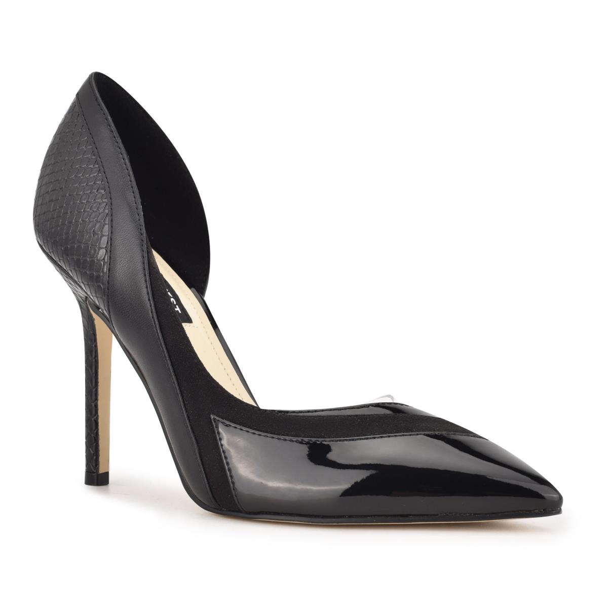 Nine West Behave Pointy Neus Pumps Zwart | 9830TVELS