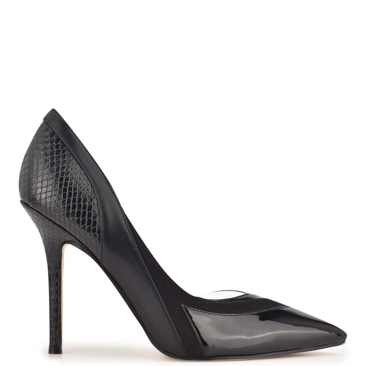 Nine West Behave Pointy Neus Pumps Zwart | 9830TVELS