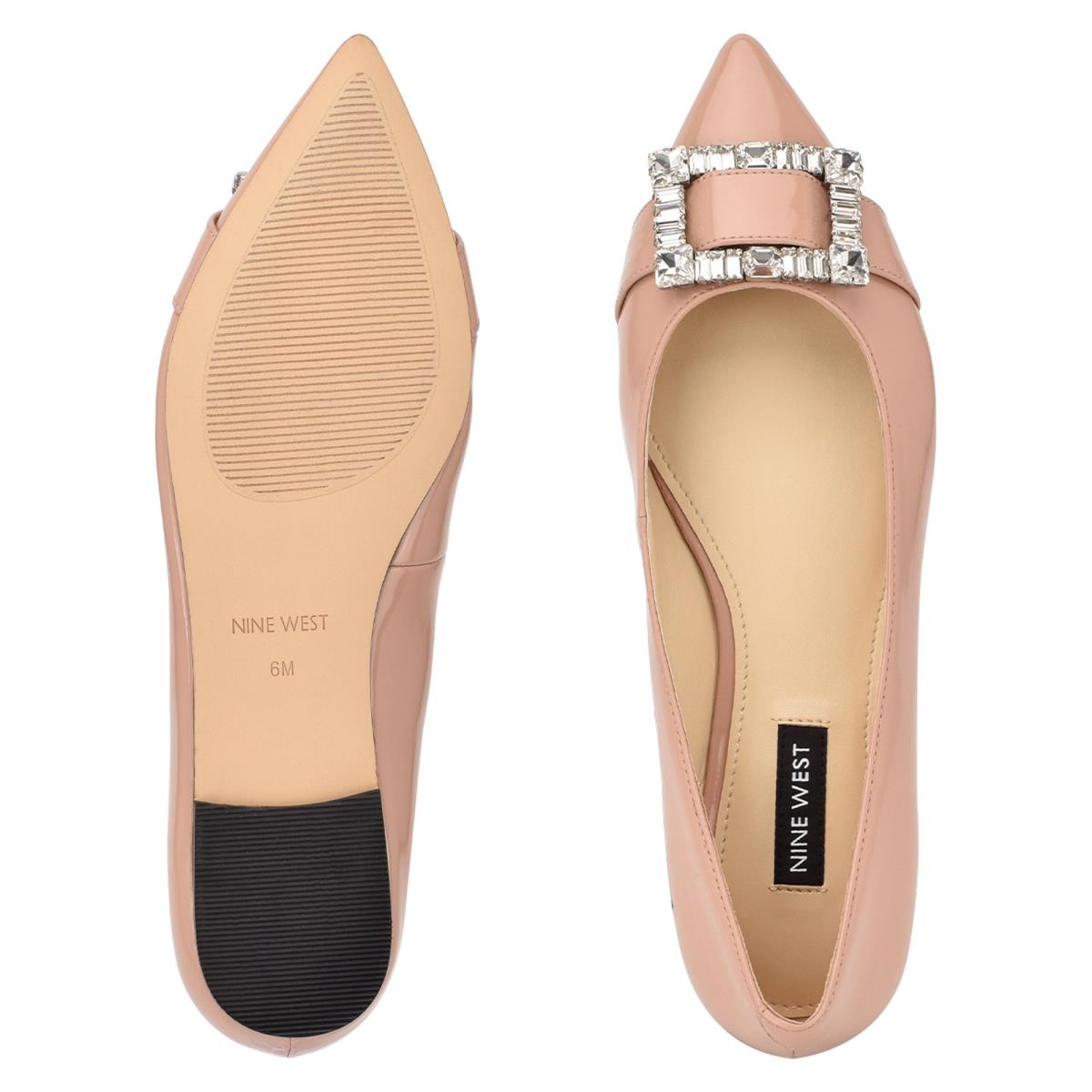 Nine West Behold Jurken Ballerina Lichtbeige | 7460JGNOY