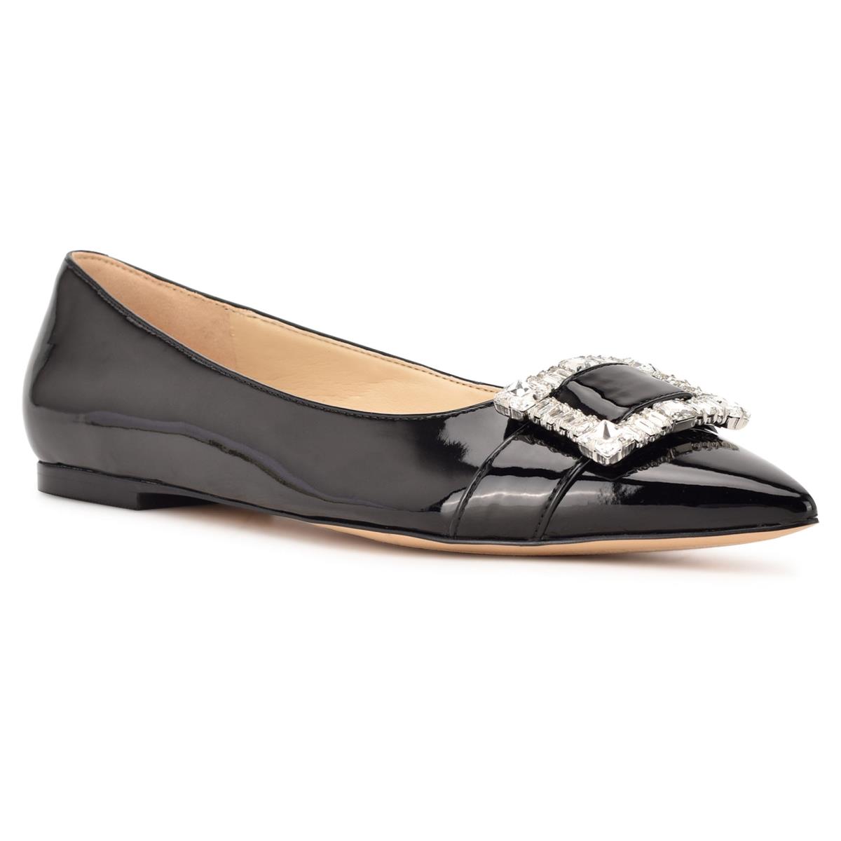 Nine West Behold Jurken Ballerina Zwart | 1468RGHEX