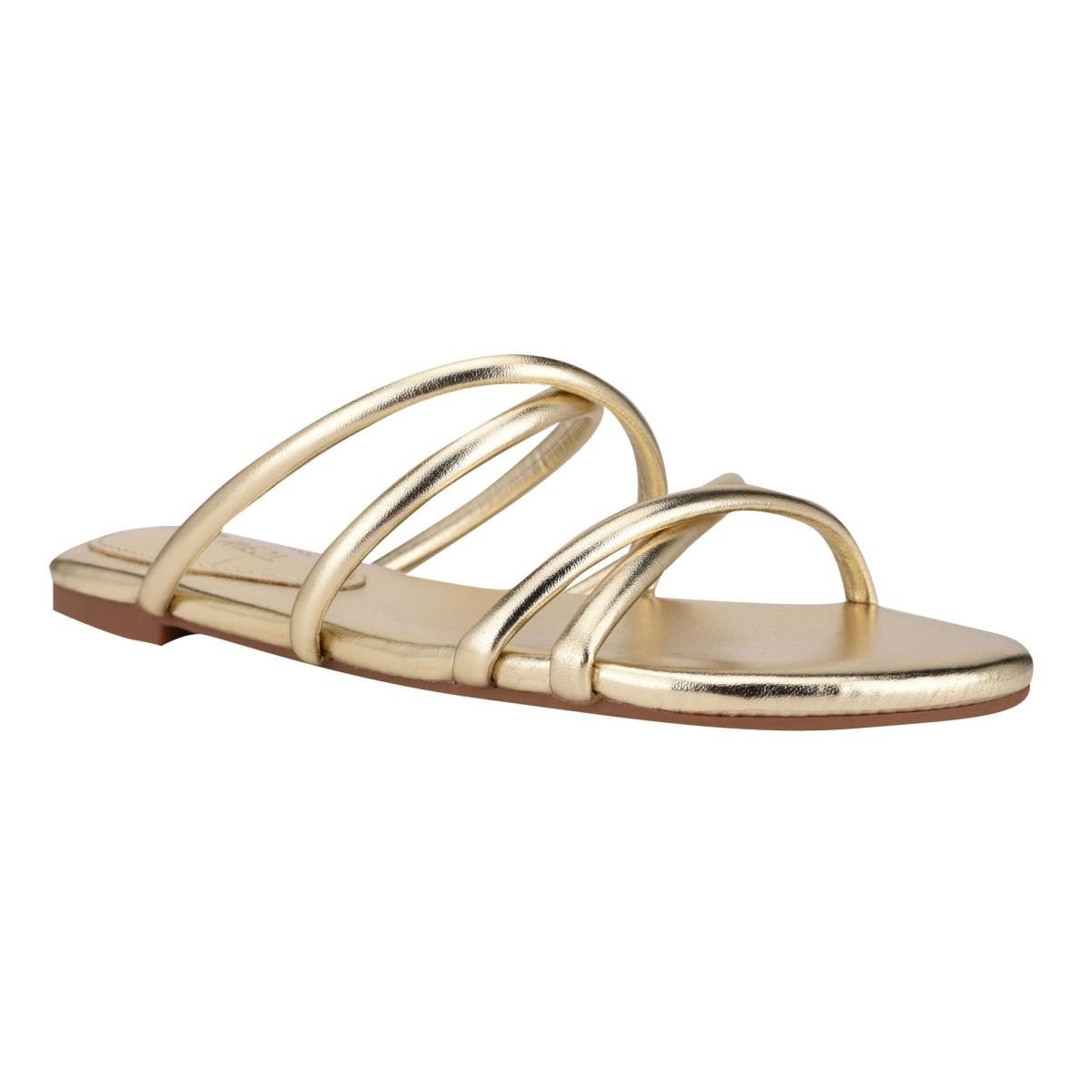 Nine West Beva Platte Schuifsandalen Zilver | 4130YSZIT