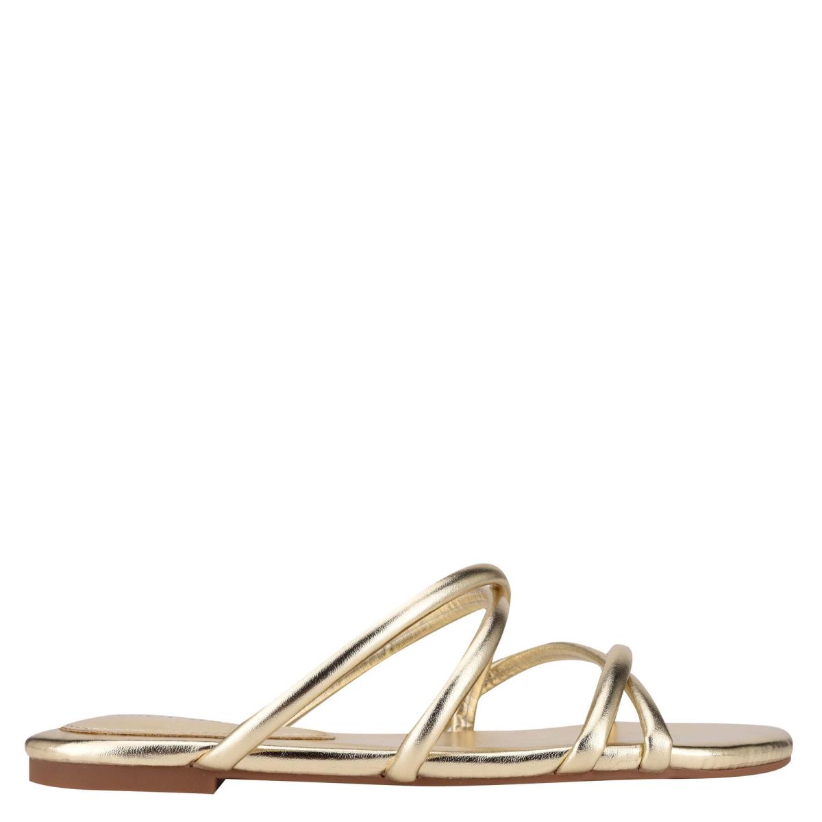 Nine West Beva Platte Schuifsandalen Zilver | 4130YSZIT