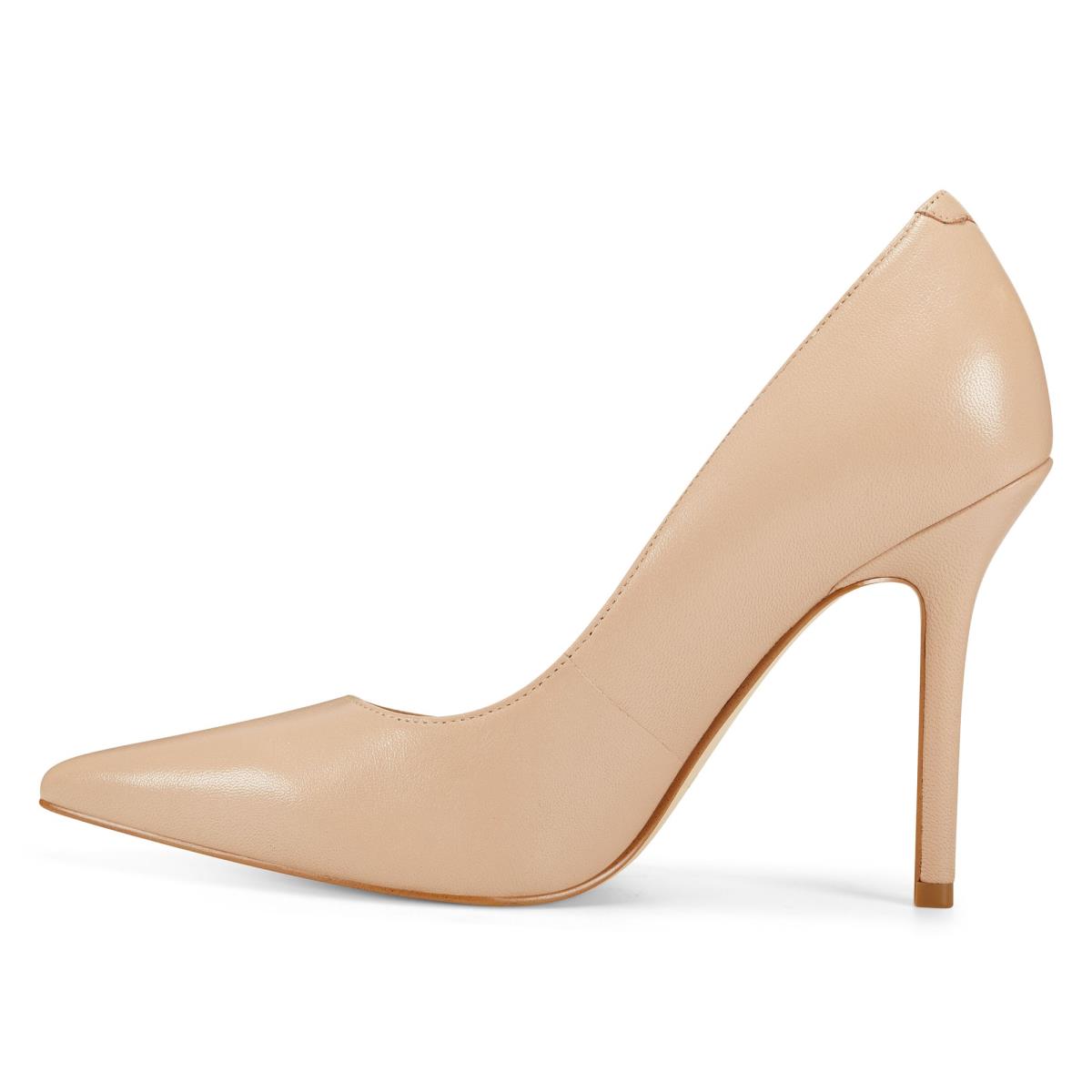 Nine West Bliss Pointy Neus Pumps Lichtbeige | 4728KUAGC