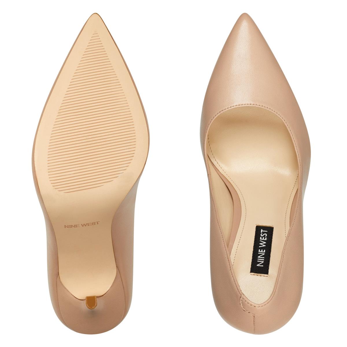 Nine West Bliss Pointy Neus Pumps Lichtbeige | 4728KUAGC