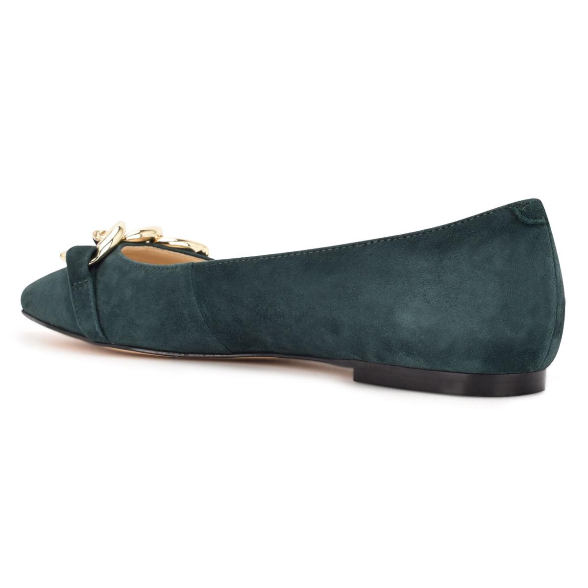 Nine West Brinks Pointy Neus Ballerina Blauw | 3068OJEHK