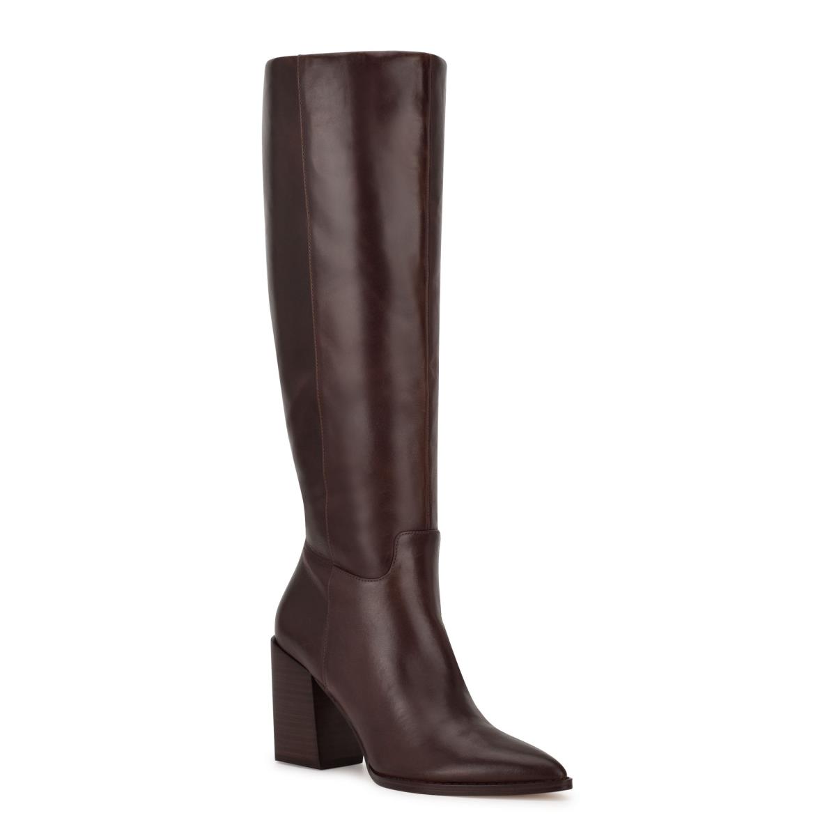 Nine West Brixe Hakken Laarzen Bruin | 3980NJORV