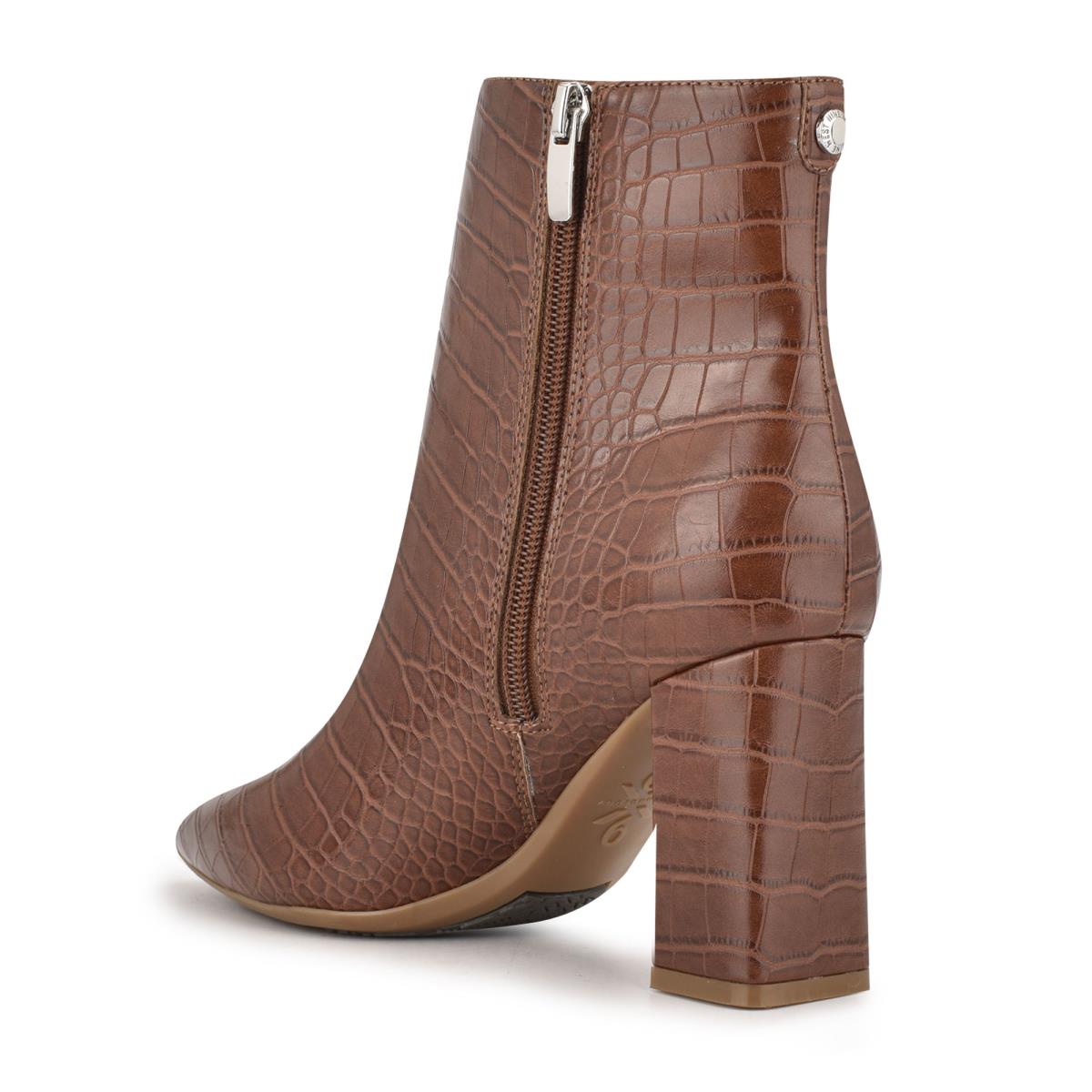 Nine West Cacey 9x9 Hak Laarzen Bruin | 7816LGDNY