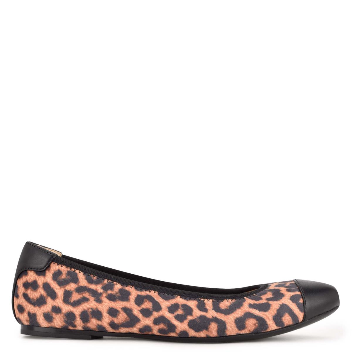 Nine West Capted Ballet Ballerina Leopard | 1946BXFGM