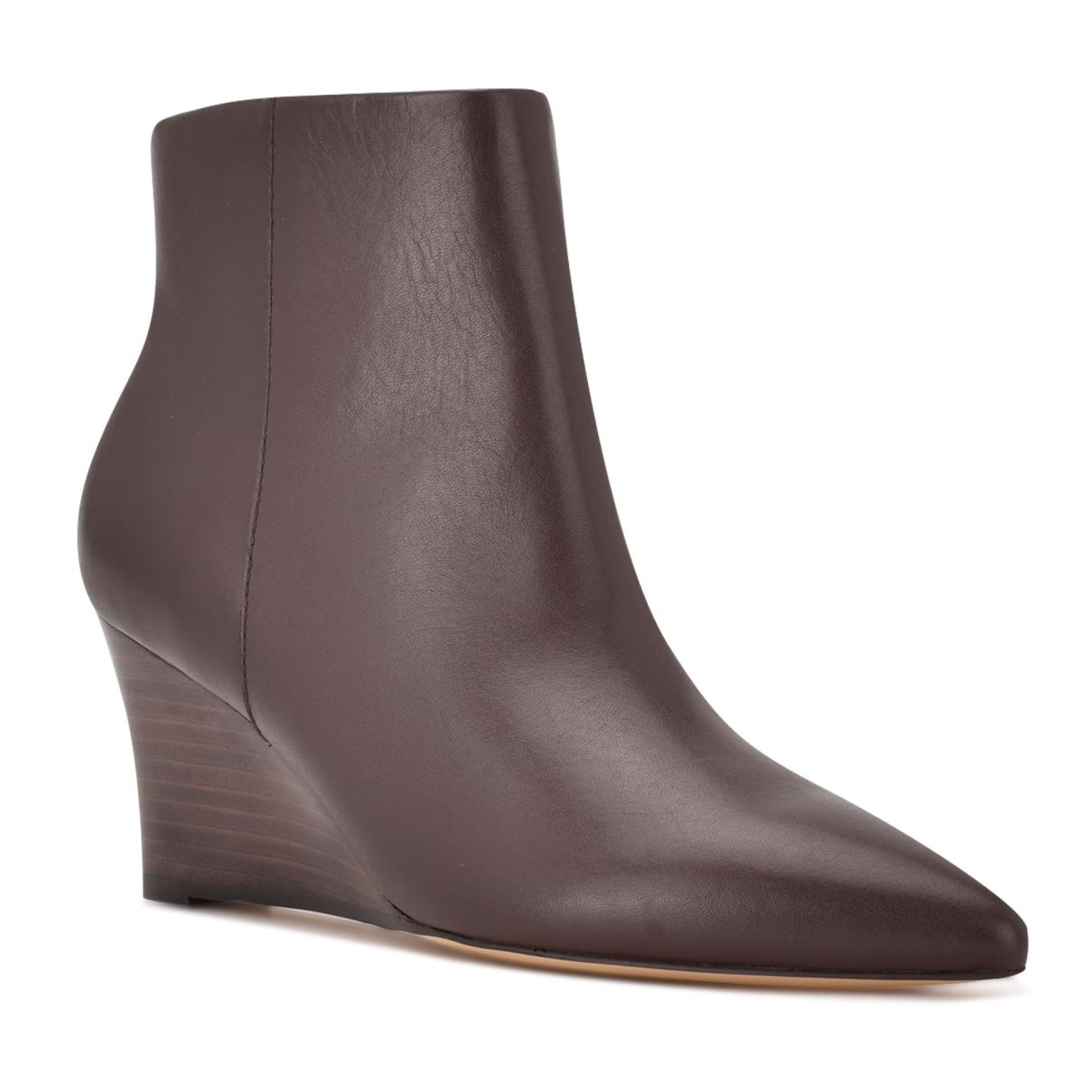 Nine West Carter Wedge Laarzen Bruin | 8120WIZUK