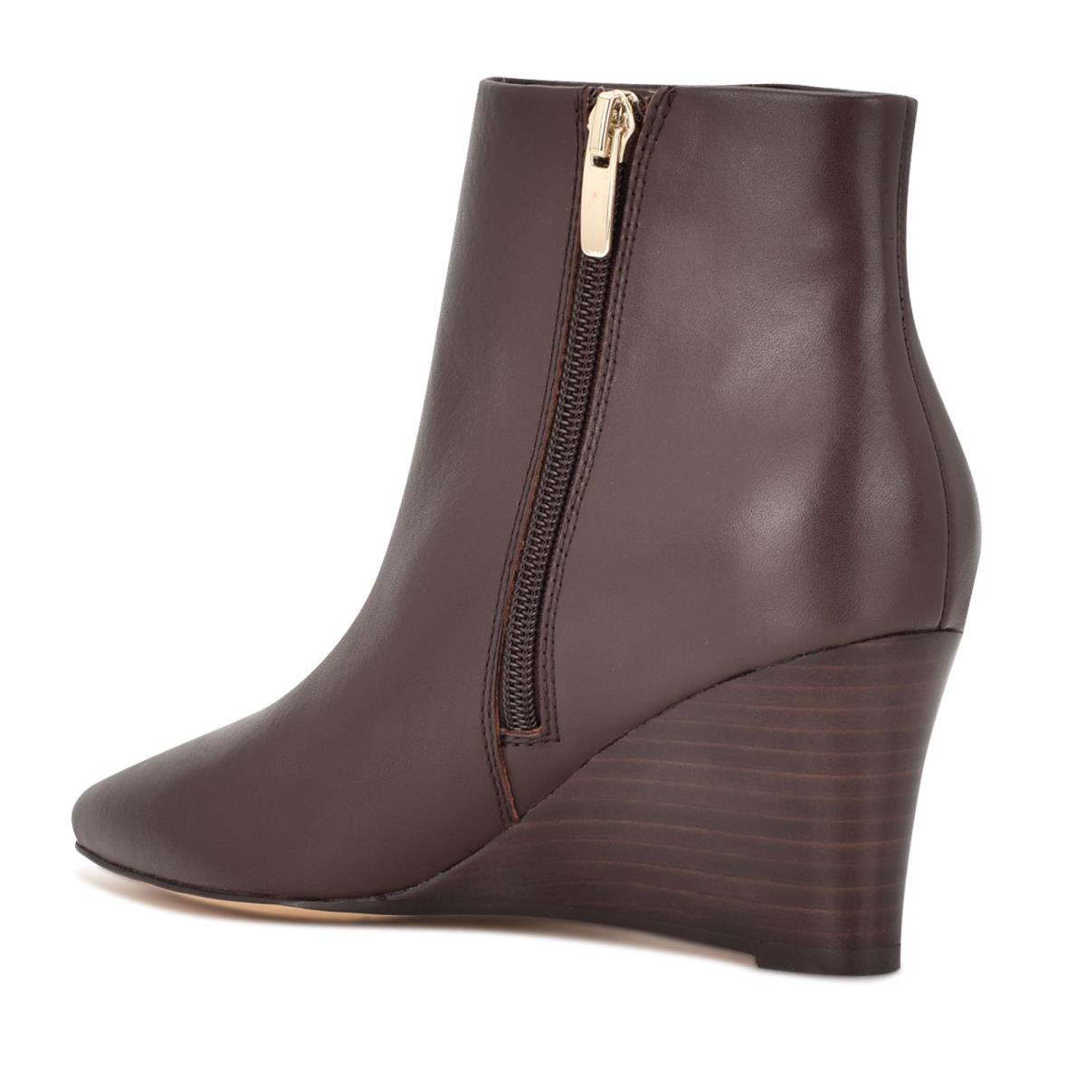 Nine West Carter Wedge Laarzen Bruin | 8120WIZUK