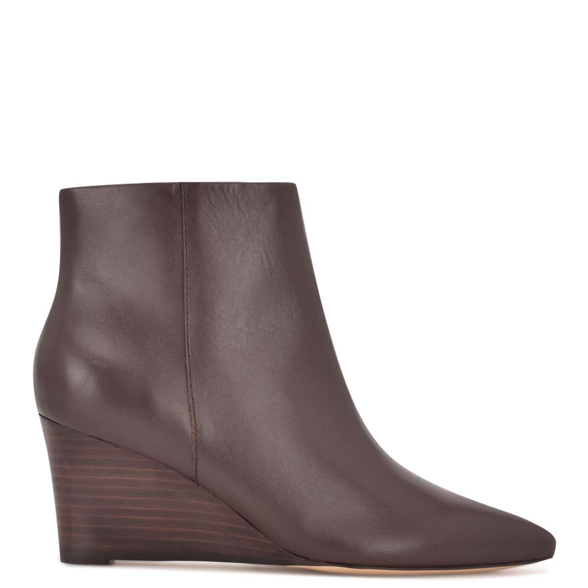 Nine West Carter Wedge Laarzen Bruin | 8120WIZUK