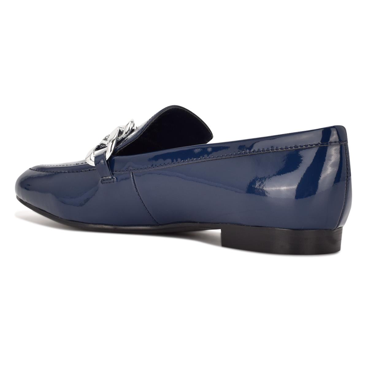 Nine West Chain Slip-On Loafers Blauw | 7160BILMO