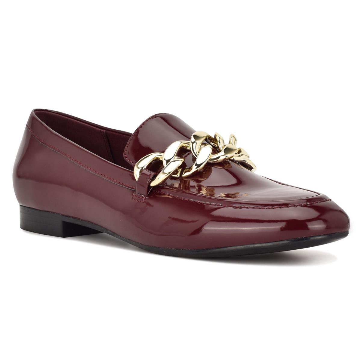 Nine West Chain Slip-On Loafers Rood | 8014QXPRT