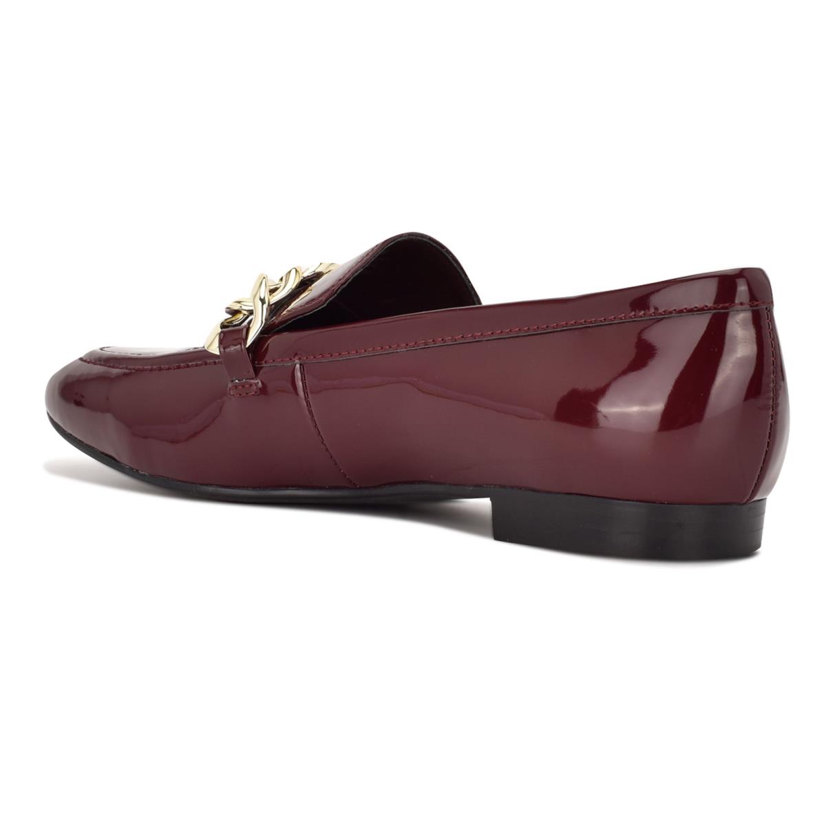 Nine West Chain Slip-On Loafers Rood | 8014QXPRT