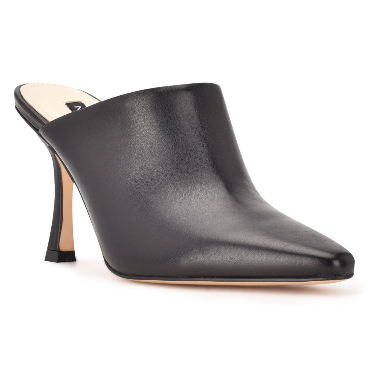 Nine West Ciao Heel Mules Zwart | 6914SOAYG