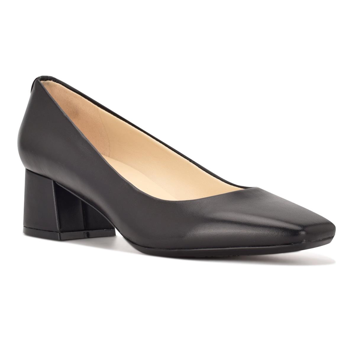 Nine West Cloe 9x9 Block Heel Pumps Zwart | 4603SGOQR