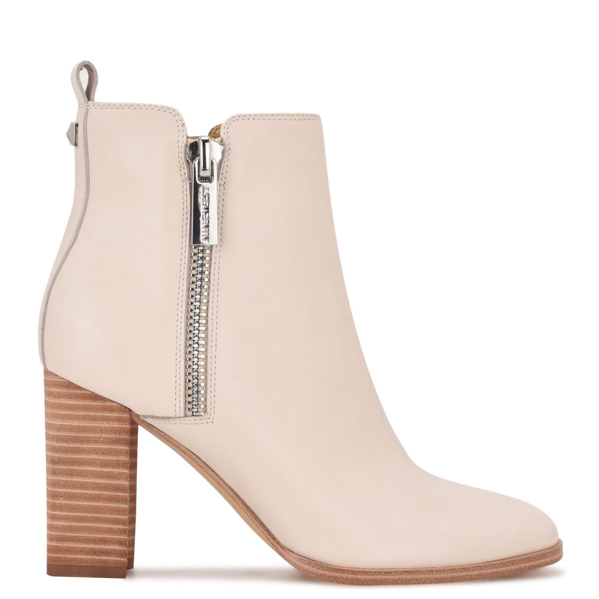 Nine West Dips Block Heel Laarzen Beige | 6523KYBOE