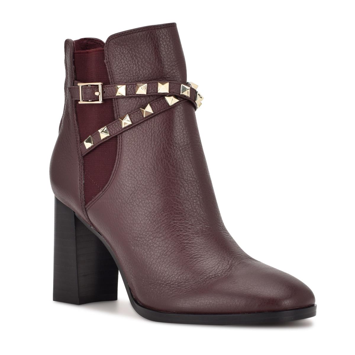 Nine West Donda Hak Laarzen Bruin | 4287KYSLH