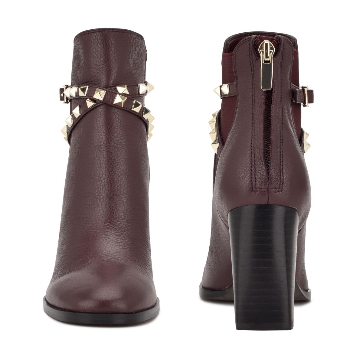 Nine West Donda Hak Laarzen Bruin | 4287KYSLH