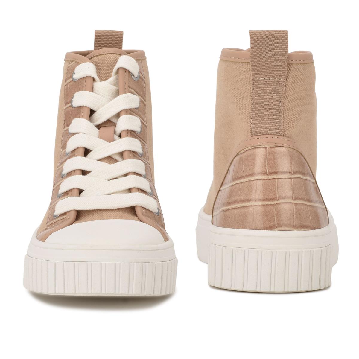 Nine West Dyiane Hoge Sneakers Koraal Bruin | 6734TUEPS