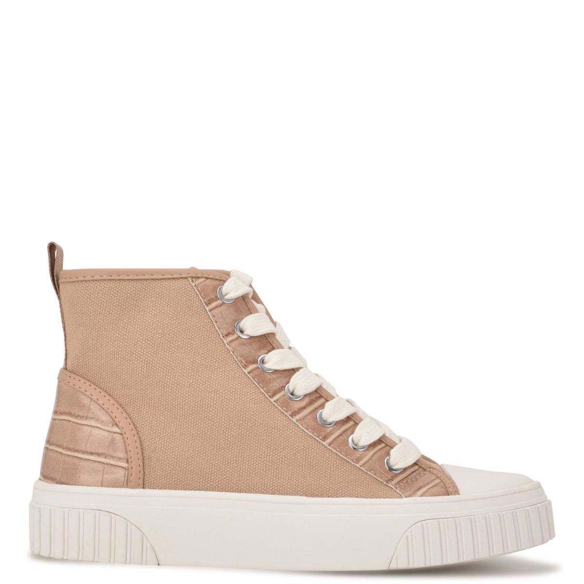 Nine West Dyiane Hoge Sneakers Koraal Bruin | 6734TUEPS