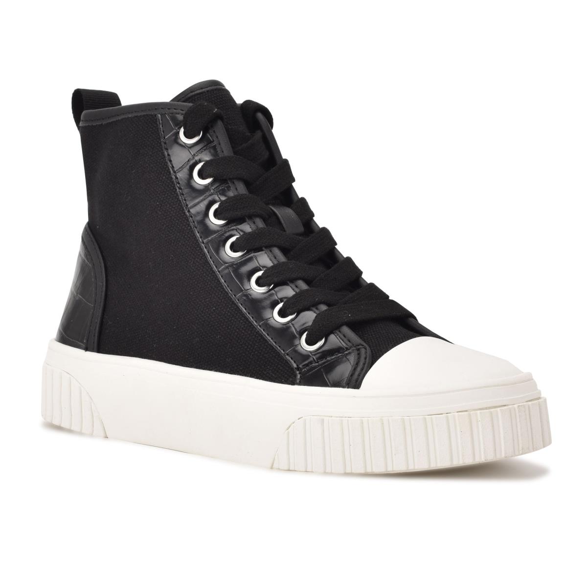 Nine West Dyiane Hoge Sneakers Zwart | 5479GFEXI