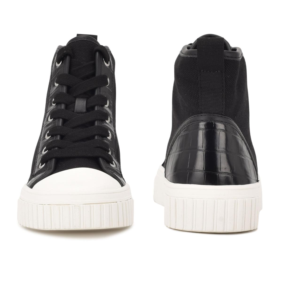 Nine West Dyiane Hoge Sneakers Zwart | 5479GFEXI