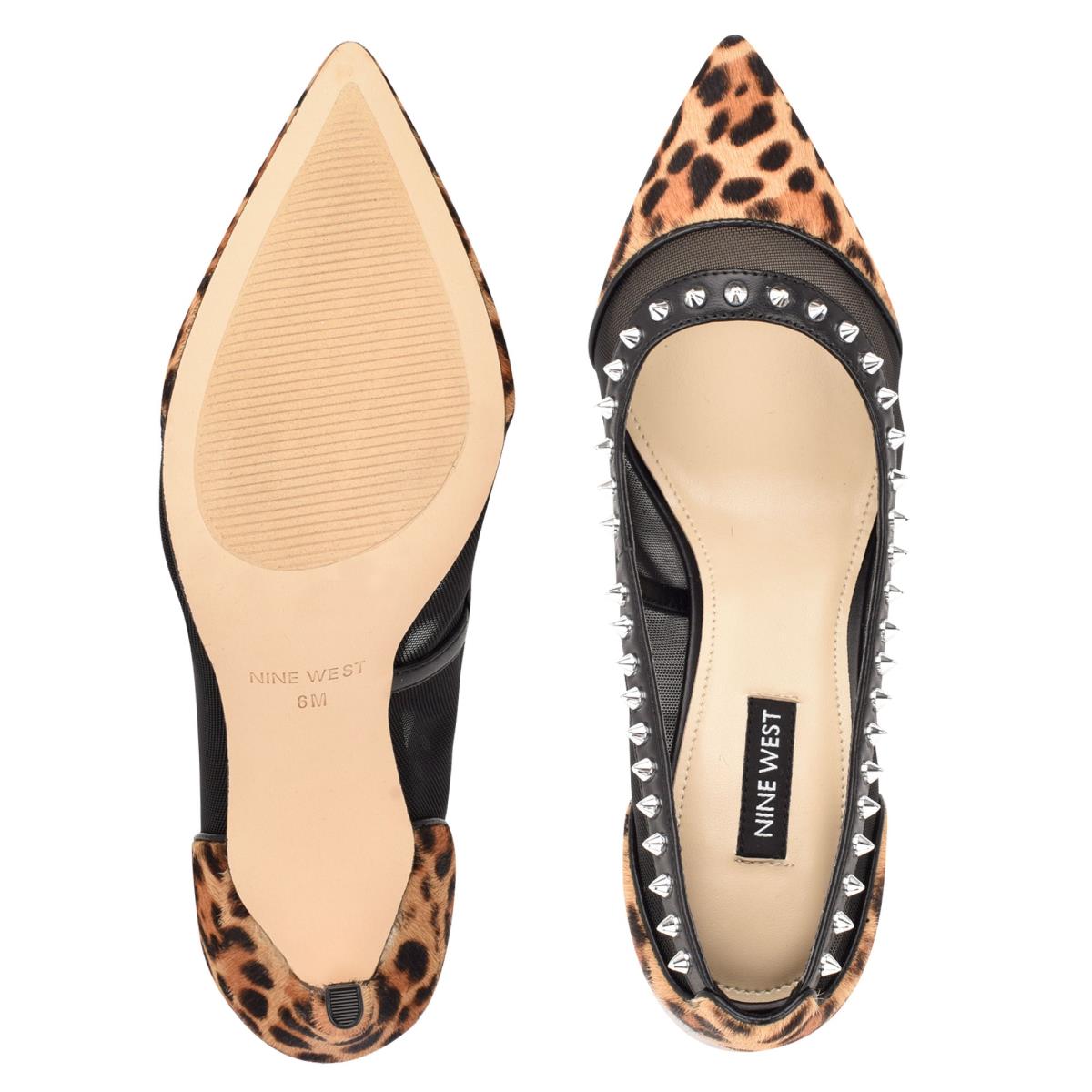 Nine West Erian Pointy Neus Pumps Leopard | 0498ZJONF