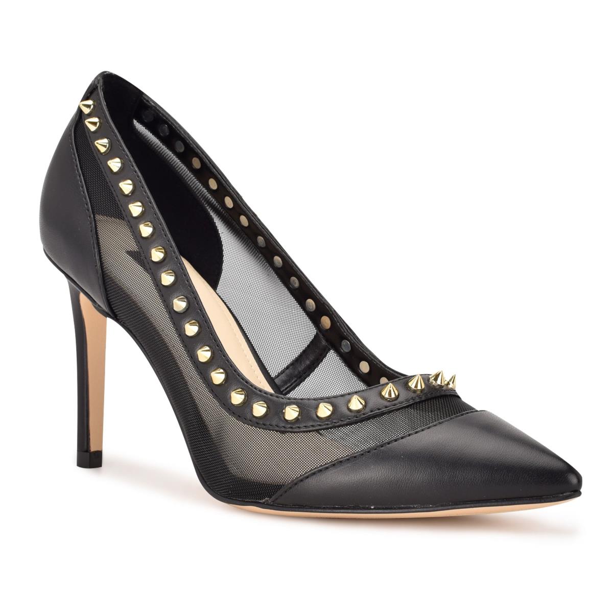 Nine West Erian Pointy Neus Pumps Zwart | 5263LUWBO