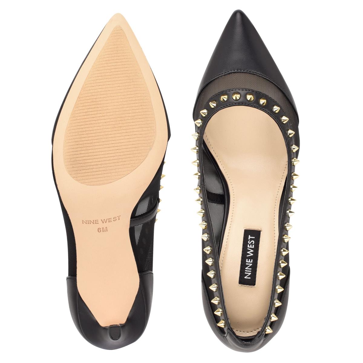 Nine West Erian Pointy Neus Pumps Zwart | 5263LUWBO