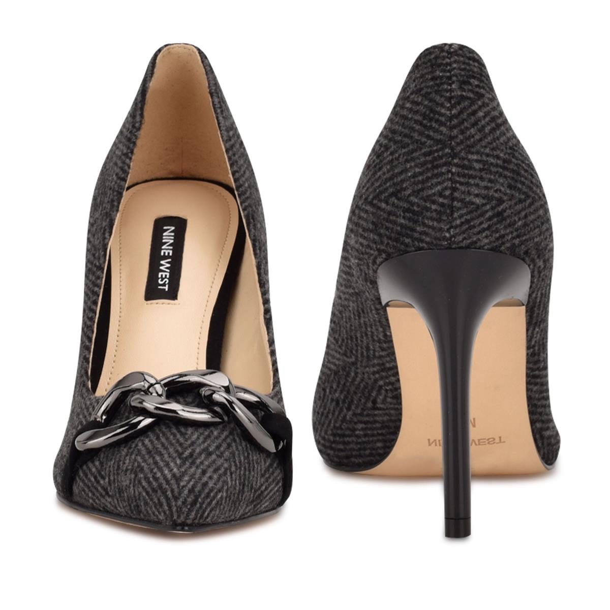 Nine West Ezzie Pointy Neus Pumps Grijs | 1072CEBKN