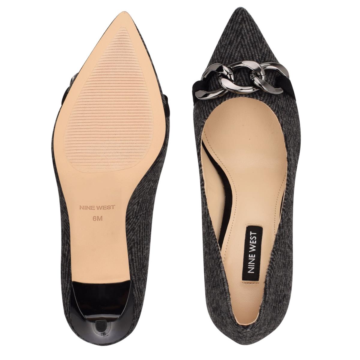 Nine West Ezzie Pointy Neus Pumps Grijs | 1072CEBKN