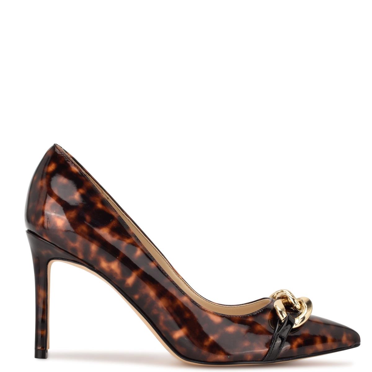 Nine West Ezzie Pointy Neus Pumps Koffie | 6879ZXRDO