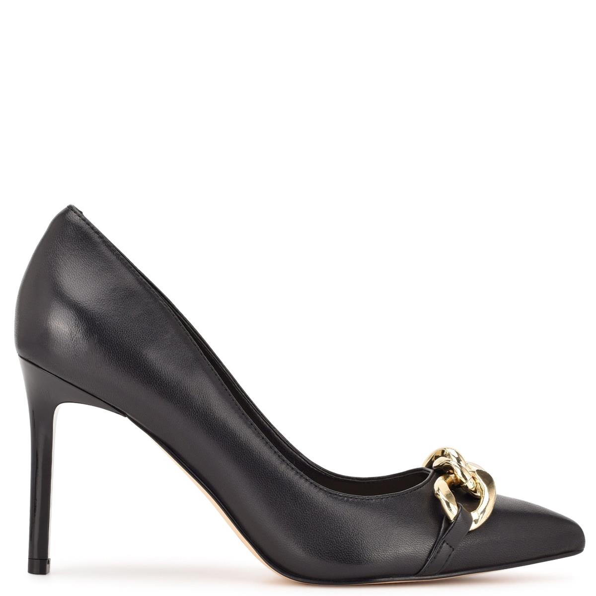 Nine West Ezzie Pointy Neus Pumps Zwart | 8579NPBLQ