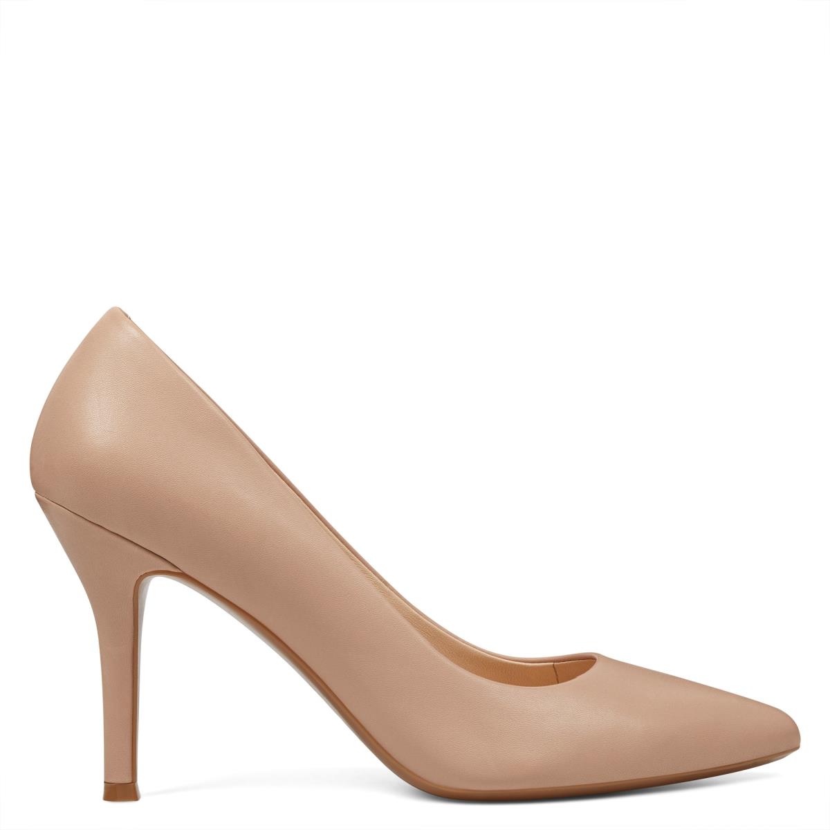 Nine West Fifth 9x9 Pointy Neus Pumps Beige | 7046GCDAP