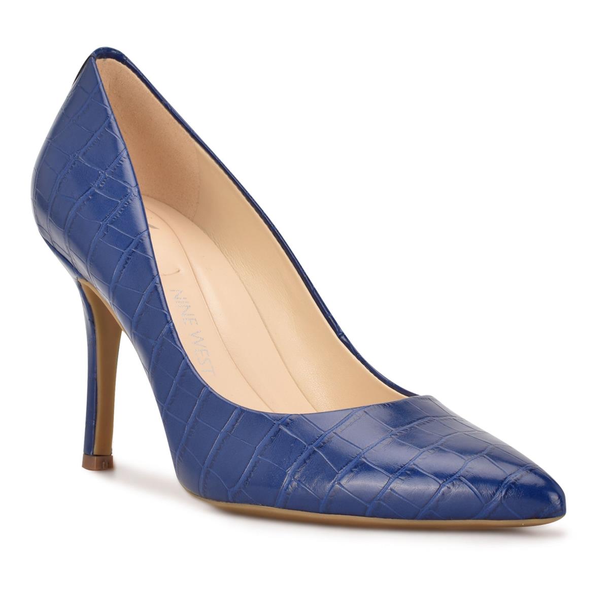 Nine West Fifth 9x9 Pointy Neus Pumps Blauw | 5906KSEDL