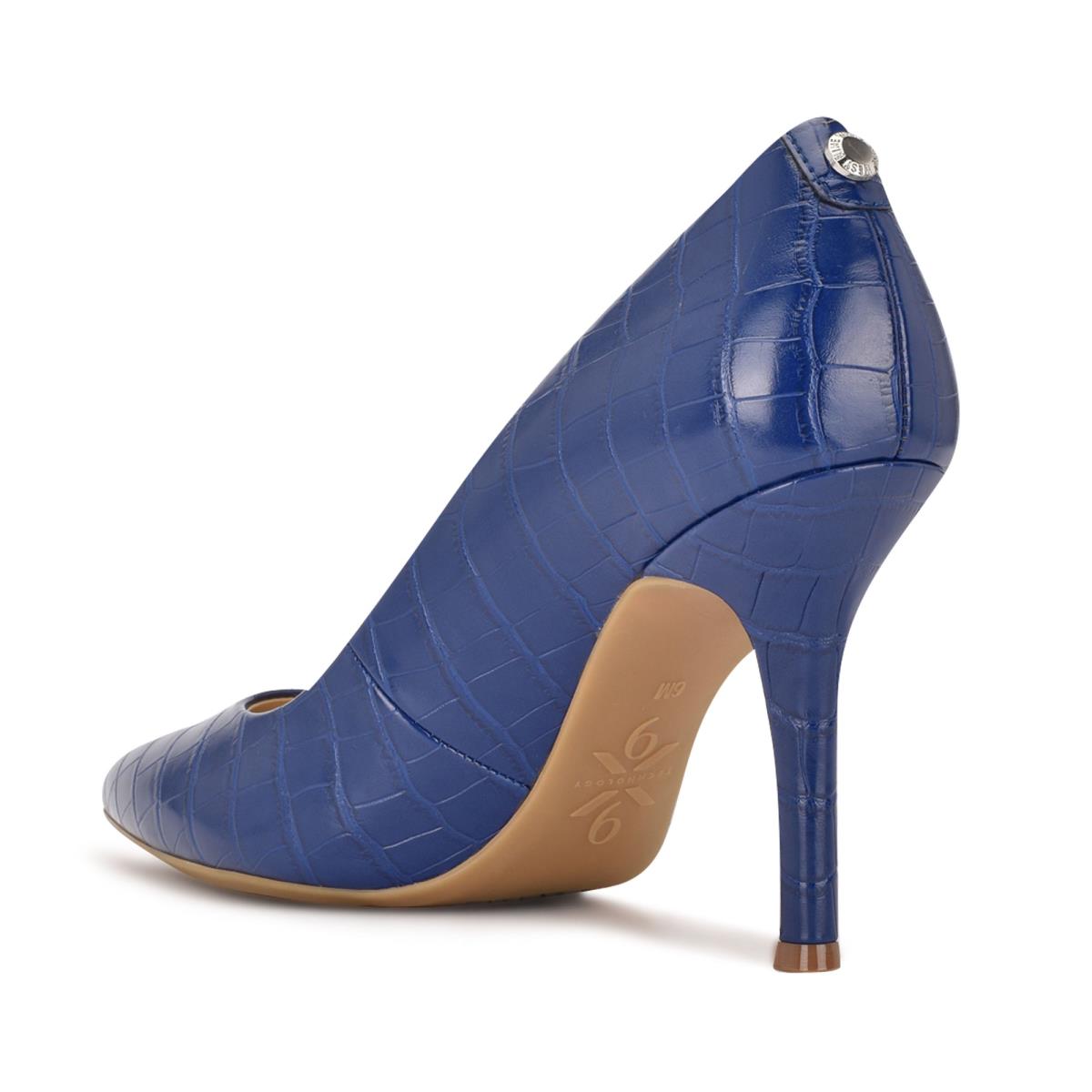 Nine West Fifth 9x9 Pointy Neus Pumps Blauw | 5906KSEDL