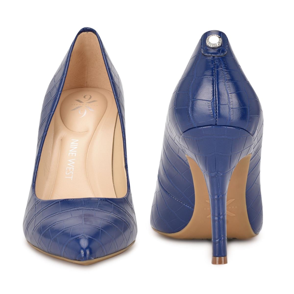 Nine West Fifth 9x9 Pointy Neus Pumps Blauw | 5906KSEDL