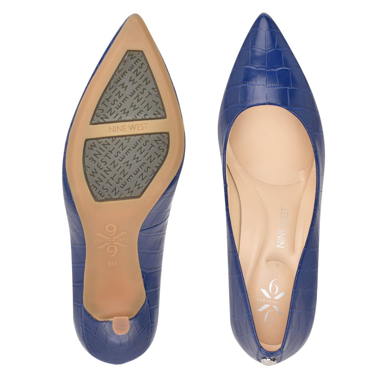 Nine West Fifth 9x9 Pointy Neus Pumps Blauw | 5906KSEDL