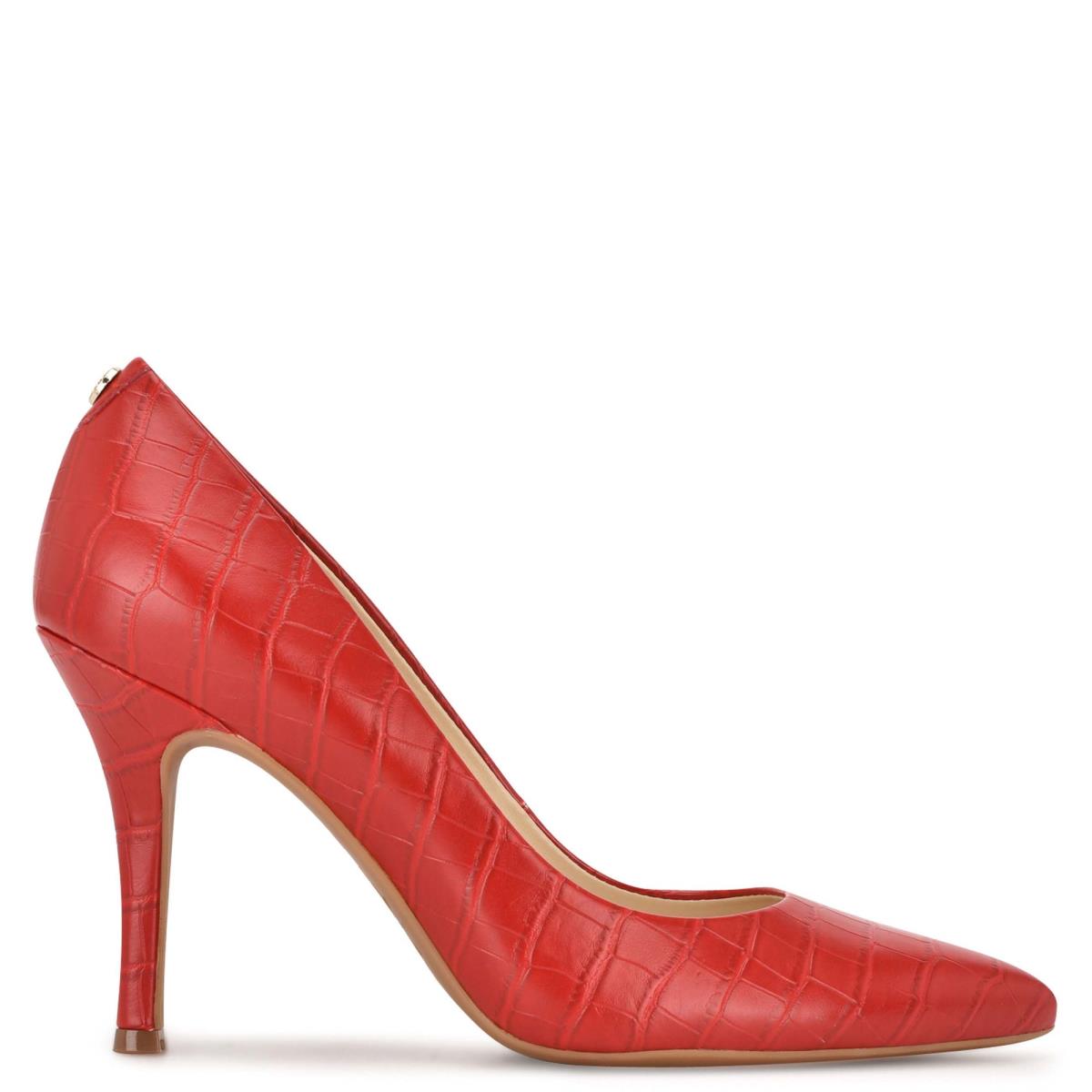 Nine West Fifth 9x9 Pointy Neus Pumps Rood | 1865NXPST