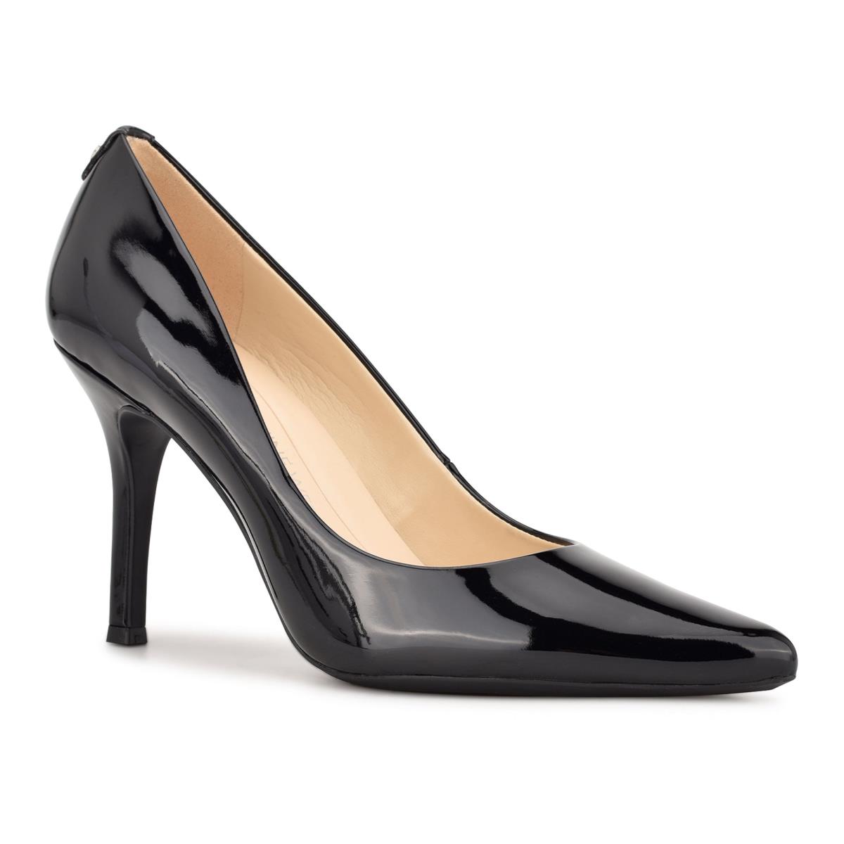 Nine West Fifth 9x9 Pointy Neus Pumps Zwart | 8235EICDL